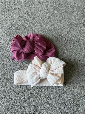 Tyed N knots swim turban and bow headband